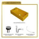 Ver mais imagens de Kit Cuba Rl545 Roma com Válvula Botão e Sifão com Flexível