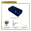 Ver imagem 7 de Kit Cuba Rl545 Roma com Válvula Botão e Sifão com Flexível