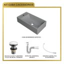 Ver mais imagens de Kit Cuba Rl545 Roma com Válvula Click e Sifão e Flexível