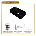 Ver mais imagens de Kit Cuba Rl545 Roma com Válvula Click e Sifão e Flexível