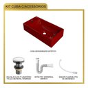 Ver mais imagens de Kit Cuba Rl545 Roma com Válvula Click e Sifão e Flexível