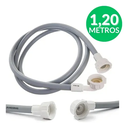 Ver imagem 3 de Mangueira Entrada Lavadora Maquina de Lavar Universal 1,20 Metros