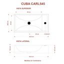 Ver imagem 4 de Kit Cuba Rl545 Roma com Válvula Metal