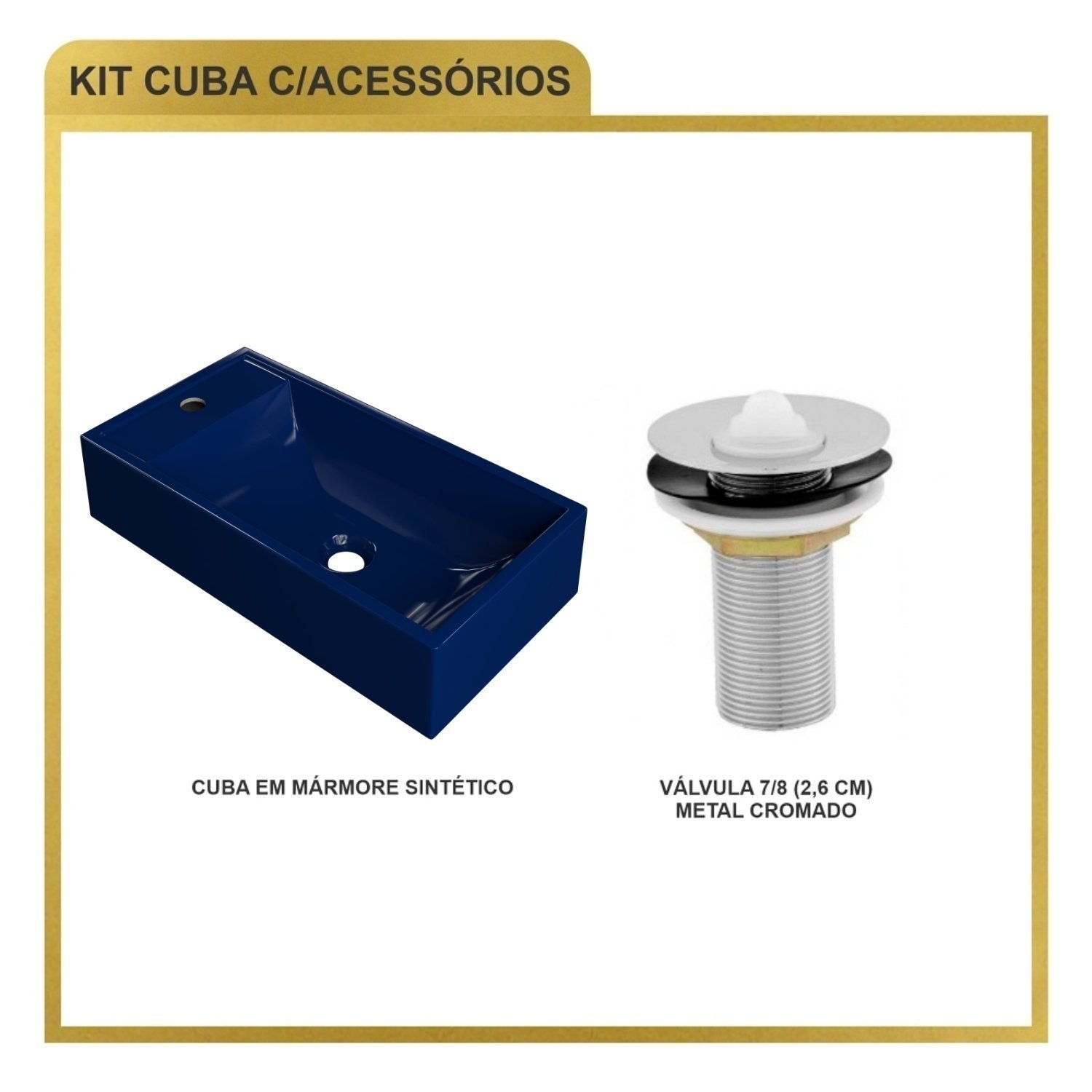 Kit Cuba Rl545 Roma com Válvula Metal - 6