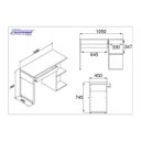 Ver imagem 6 de BOSS MESA MULTIÚSO - Estrutura em aço carbono, gaveta com corrediças metálica, pés niveladore - Bran
