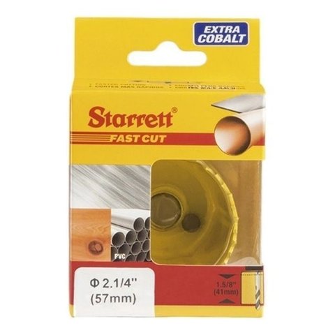Serra Copo Bi-metal 57mm Fast Cut Fch0214-g Starrett