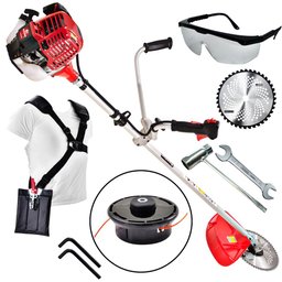 Roçadeira Kawashima KW330L4 Motor 4T e Lâmina de Vídia Para Fazendas, Chácaras, Sítios e - 1