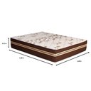 Ver imagem 2 de Colchão Casal Molas Ensacadas Espuma D33 Suporte Firme 32cm Altura Antiderrapante Certificado Inmetr