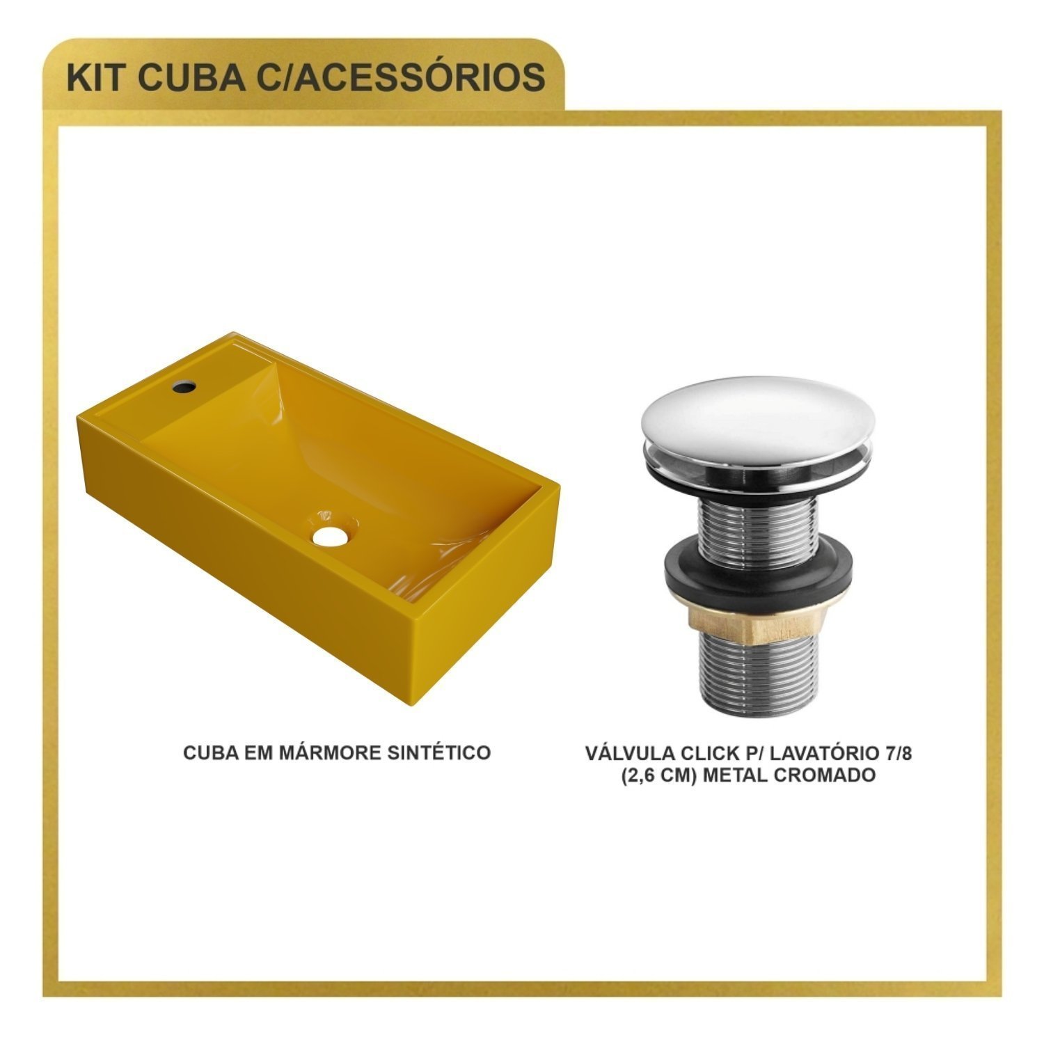 Kit Cuba Rl545 Roma com Válvula Click - 6