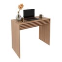 Ver imagem 1 de Escrivaninha/Mesa Escritório 90cm com 1 Gaveta Multimóveis CR25261 Amêndoa