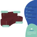 Ver imagem 3 de Sofá Curvo 3 Lugares Amsterdã 180cm Suede