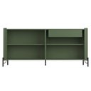 Ver imagem 3 de Buffet Mdf com Gaveta e Porta Lisa L180 X A81,5cm Musgo/preto F831l