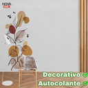 Ver imagem 3 de Adesivo de Parede Flor Contemporâneo Flores Tons Terrosos