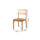 Ver imagem 4 de Kit 2 Cadeiras de Jantar com Encosto de Telinha Ava