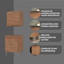 Ver imagem 5 de Balcão Multiuso Cooktop Joia 60cm + Modulo Aereo Madeirado Inteiro