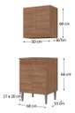 Ver imagem 4 de Balcão Multiuso Cooktop Joia 60cm + Modulo Aereo Madeirado Inteiro
