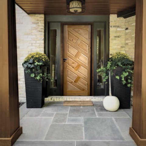 Folha de Porta de Madeira 210x82cm Spazio Eco Uniportas 