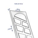 Ver imagem 3 de Folha de Porta de Madeira 210x82cm Spazio Eco Uniportas 