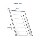Ver imagem 4 de Folha de Porta de Madeira 210x82cm Bbv Eco Uniportas 
