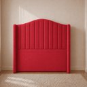 Ver imagem 3 de Cabeceira para Cama Box Estofada Zoe Decorativa Moderna Curva Organica Minimalista Casal 140 cm Padr