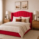 Ver imagem 4 de Cabeceira para Cama Box Estofada Zoe Decorativa Moderna Curva Organica Minimalista Casal 140 cm Padr