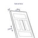 Ver imagem 4 de Folha de Porta de Madeira 210x82cm Postigo Eco Uniportas 