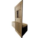 Ver imagem 2 de Folha de Porta de Madeira 210x82cm Postigo Eco Uniportas 