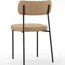 Ver imagem 2 de Kit 06 Cadeiras Sala de Jantar L02 Bege Escuro