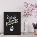 Ver imagem 2 de Quadro Cantinho Do Churrasco 24x18cm - com vidro:Madeira branca