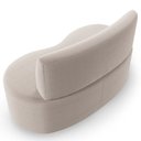 Ver imagem 7 de Sofá 2 Lugares 140cm Orgânico para Sala de Estar Living Larissa L02 Bouclê Creme - Lyam Decor