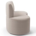 Ver imagem 6 de Sofá 2 Lugares 140cm Orgânico para Sala de Estar Living Larissa L02 Bouclê Creme - Lyam Decor