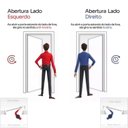 Ver imagem 5 de Kit Porta de Madeira 210x92cm Batente 9,5cm Lisa Primer Uniportas 