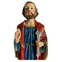 Ver imagem 2 de Imagem De São Pedro Apóstolo Jesus Em Resina Especial 31 Cm