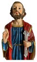 Ver imagem 2 de Imagem De São Pedro Apóstolo Jesus Em Resina Especial 31 Cm
