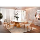 Ver imagem 1 de Sala de Jantar Madeira Maciça 6 Cadeiras - Prestige Harmonia