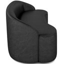 Ver imagem 7 de Sofá 4 Lugares Curvo Sala de Estar Living Lótus D02 Couríssimo Preto 280 cm B-159 - Lyam Lyam Decor