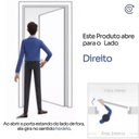 Ver imagem 5 de Kit Porta de Madeira 210x72cm Batente 15cm Lisa Primer Uniportas Abertura Direita