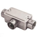 Ver imagem 1 de Condulete Fixo 3/4" Tipo "t" - com Tampa / sem Rosca / sem Pintura Tramontina