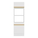 Ver imagem 5 de Paneleiro com Rodapé 2 Portas para Forno e Microondas Veneza GW Multimóveis MP2116 Branco