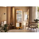 Ver imagem 2 de Cristaleira Marina Cinamomo/Off White - Vrk Comercio On-Line
