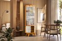 Ver imagem 2 de Cristaleira Marina Cinamomo/Off White - Vrk Comercio On-Line