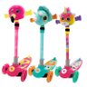 Patinete 3 Rodas com Pelúcia Flamingo Pink Toyng - 4