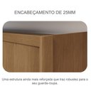 Ver mais imagens de Guarda Roupa Solteiro Ambiente Dante 2 Portas Cumaru 23 com Espelho – Novo Horizonte