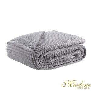Cobertor Blancket Lugano Cinza Queen