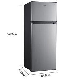 Geladeira Refrigerador Hq Defrost 230 Litros Preto/inox Hq-230rdf 220v - 3