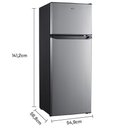 Ver imagem 3 de Geladeira Refrigerador Hq Defrost 230 Litros Preto/inox Hq-230rdf 220v