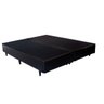 Cama Box Casal Bipartido 138 Sintético Preto com Colchão Ortobom Airtech Spring Pocket D26 Bege 70x1 - 3