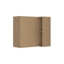 Ver imagem 1 de Armário de Parede Modulado Canto Reto 95cm 2 Portas Slim Luciane