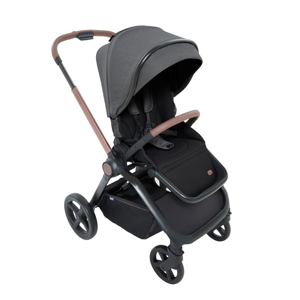 Carrinho de Bebê Mysa Chicco de 0 a 15kg Preto - 5087026450000