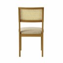 Ver imagem 5 de Conjunto de 2 Cadeiras Bel em Madeira Maciça, Encosto Anatômico com Tela em Ratan